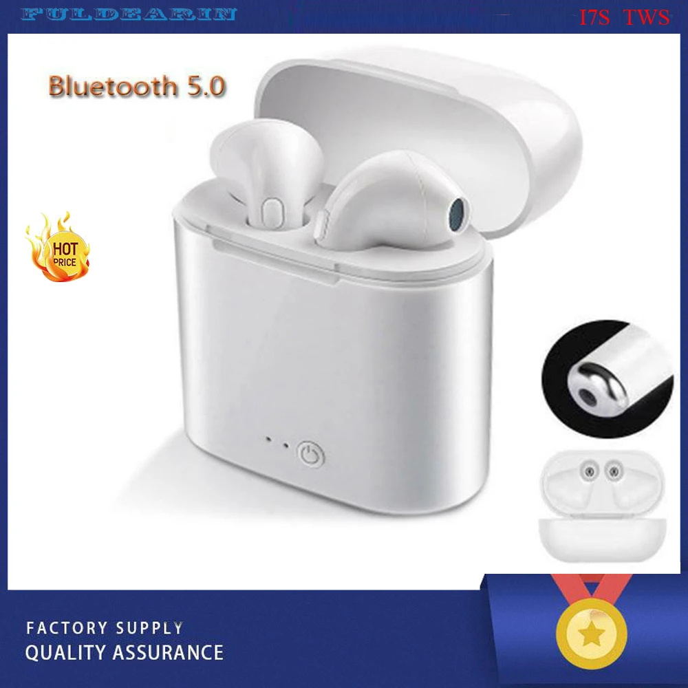 Новое поступление беспроводные наушники Bluetooth I7S PK I12 TWS гарнитура с микрофоном
