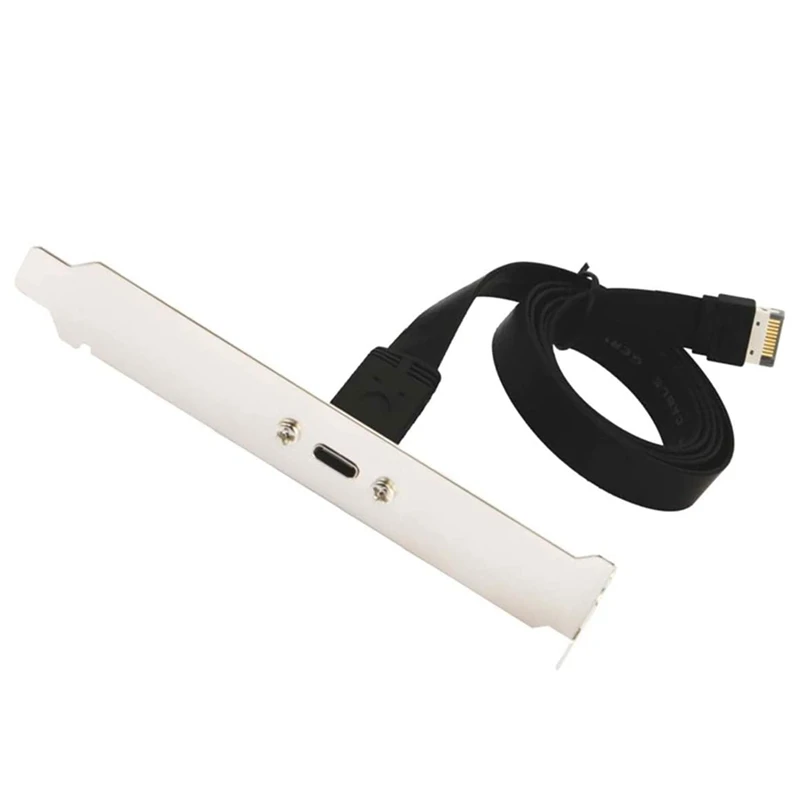 

USB 3.1 Тип C Передняя панель головка удлинитель кабеля, тип E к USB 3.1 Type C кабель, внутренний адаптер кабеля, с панелью (50 см)