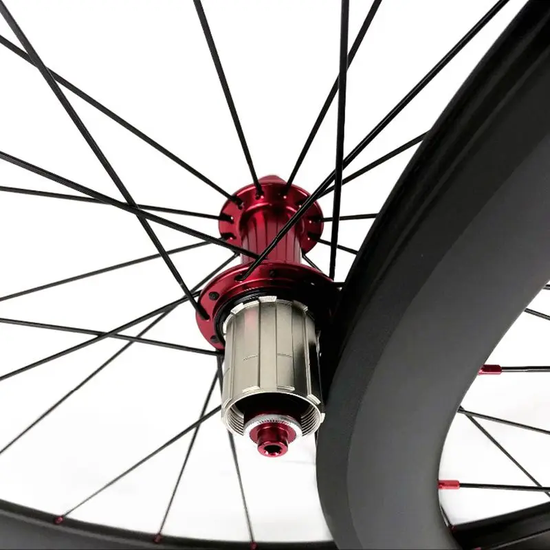 700C шоссейные Углеродные колеса 23 мм ширина 50 Глубина клинчер/трубчатый