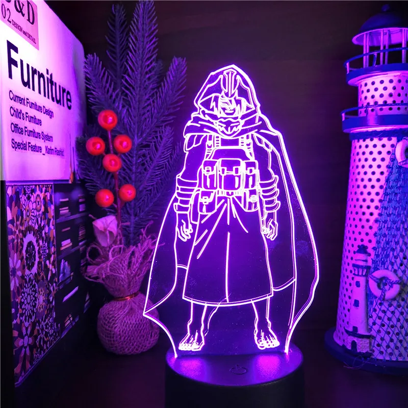 

Мой герой Amajiki Тамаки 3D светодиодный аниме лампа Boku без герой визуальный Звездная ночь Lampara для домашнего декора