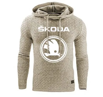 

Hoodies Men Skoda Car Logo Print Sweatshirt Spring Autumn Men Hoodies Sportswear hip hop harajuku Casual Hoody tracksuit