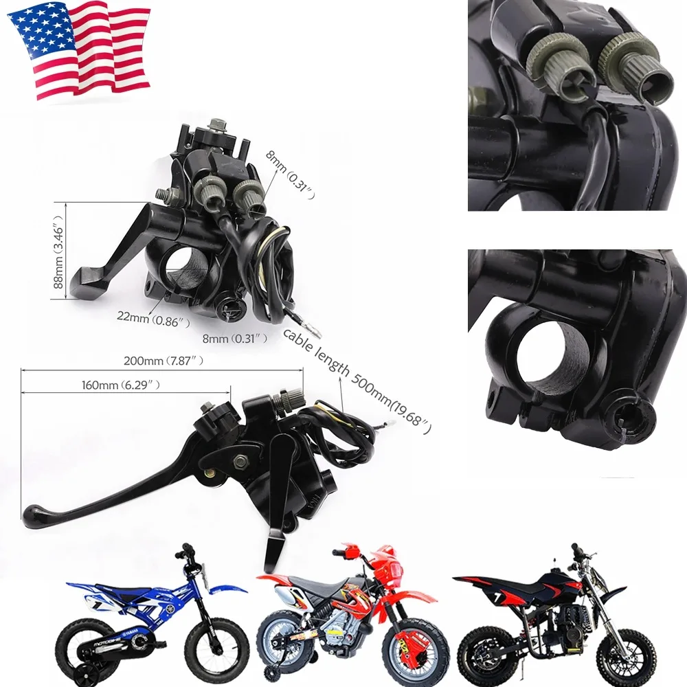 

ATV Quad Front Brake Lever w/ Thumb Throttle for ROKETA TAOTAO SUNL KAZUMA