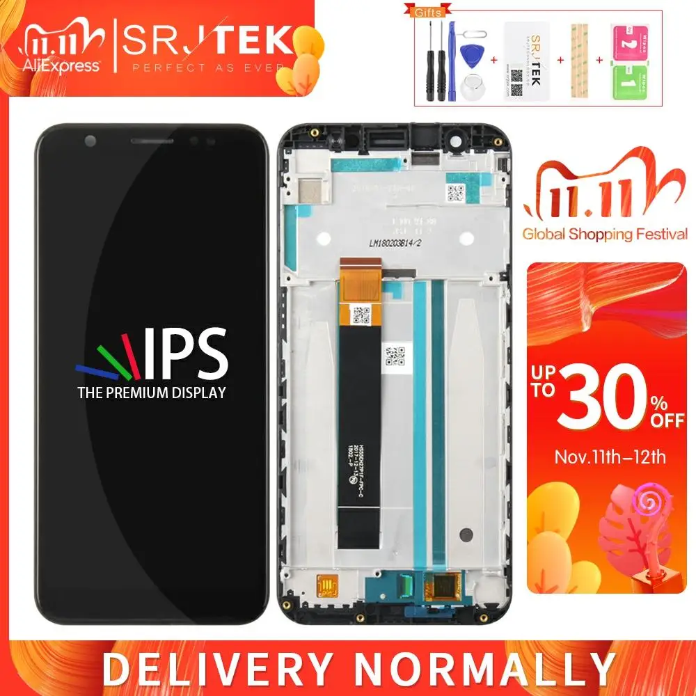 Srjtek для Asus Zenfone Max M1 ZB555KL ЖК дисплей сенсорный экран дигитайзер стекло с
