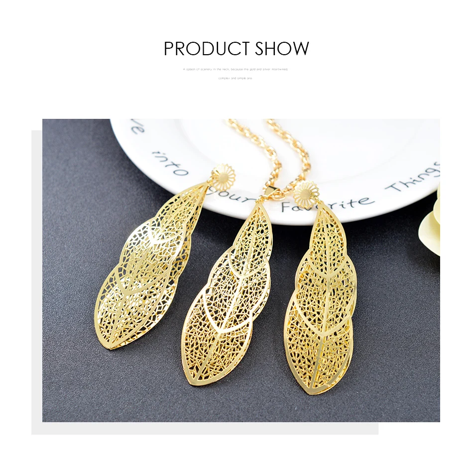 Sunny Jewelry, богемные Ювелирные наборы для женщин, серьги, ожерелье, большая медная фурнитура ювелирных изделий для свадьбы, юбилея, вечерние
