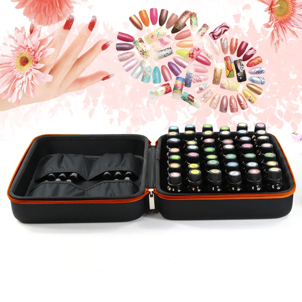 42/70 Bottles Essential Oil Case 10/15 ML Perfume Oil Essential Oil Box Travel Portable Carrying Holder Nail Polish Storage Bag