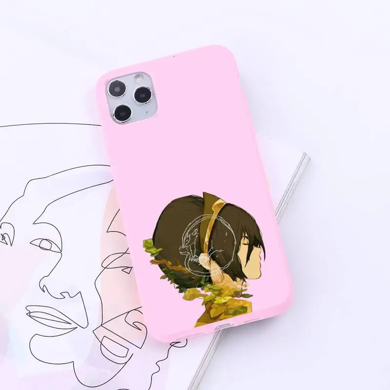 

Avatar the Last Airbender clear anime luxury Phone Case cover Candy Color for iPhone 6 7 8 11 12 s mini pro X XS XR MAX Plus