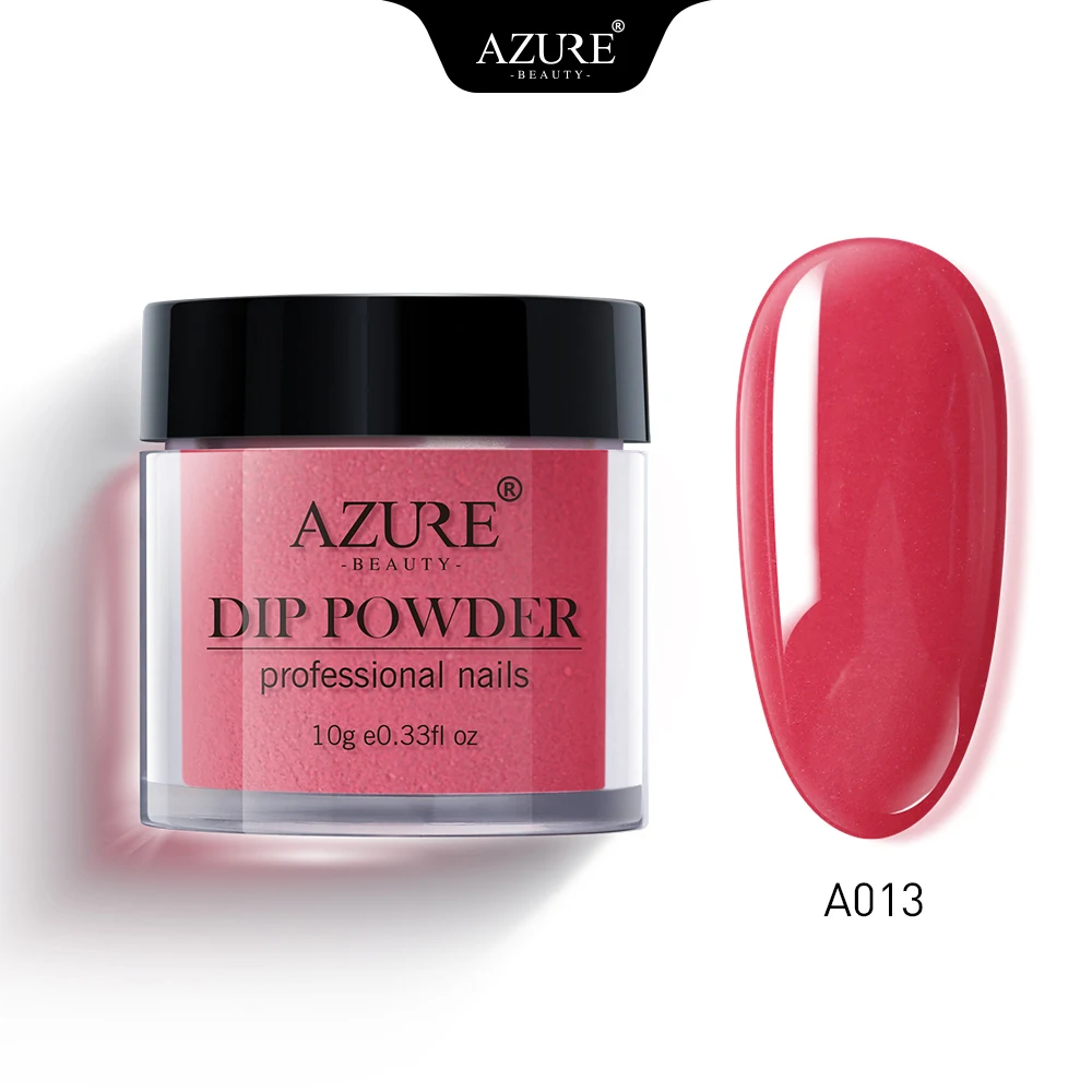 A013 Azure beauty 10 г светящийся погружающийся порошок светится в темноте флуоресцентный глиттер пудра светящийся пигмент Dip порошок Дизайн ногтей украшения - Цвет: A013