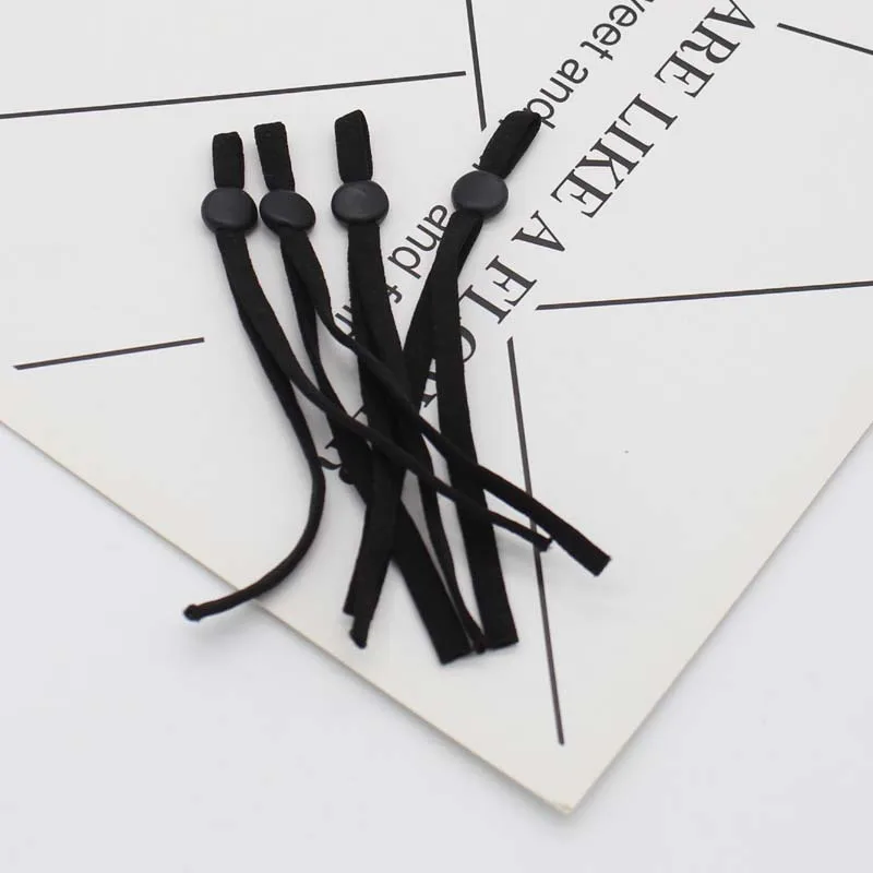 50 шт. ширина 5 мм резинка повязка для ушей регулируемые силиконовые кнопки пряжки