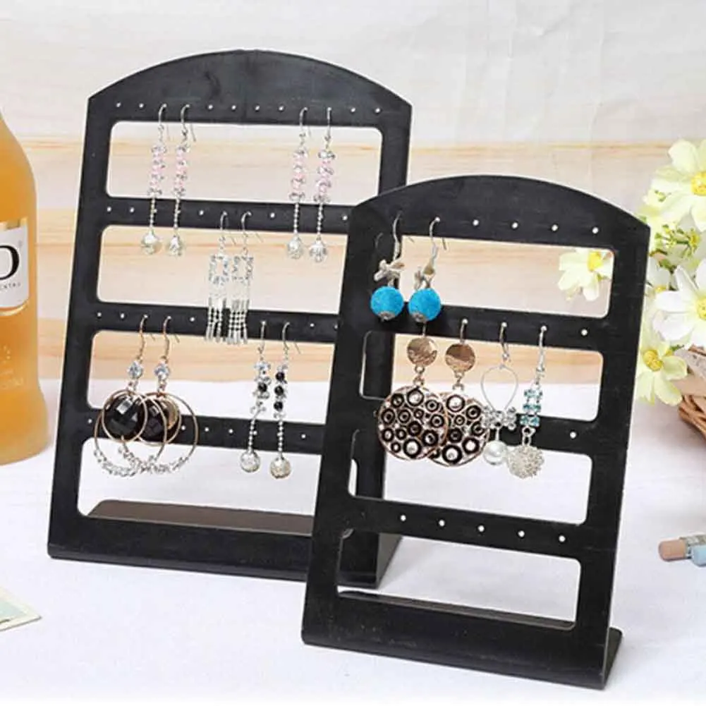 Домашние настольные крючки для ожерелий акриловая подставка сережек витрина