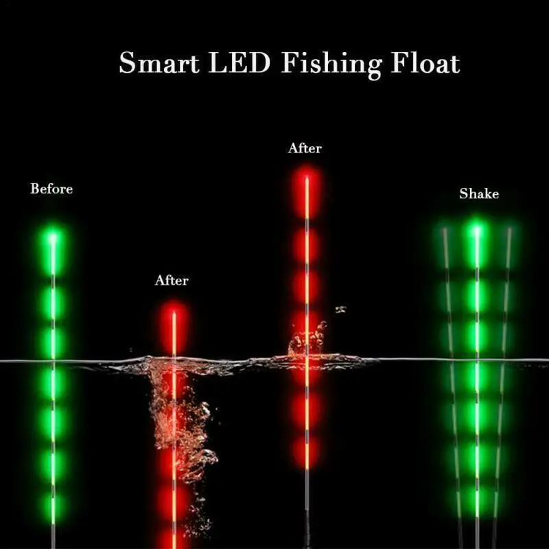Newest Night Luminous Smart Fishing Float Glowing LED Fishing Bobber Fishing Float Gift for gathering guests