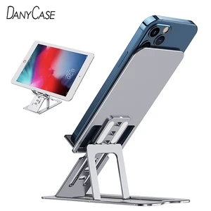 adjustable aluminum alloy desktop tablet holder table cell foldable extend support desk mobile phone stand for iphone ipad free global shipping