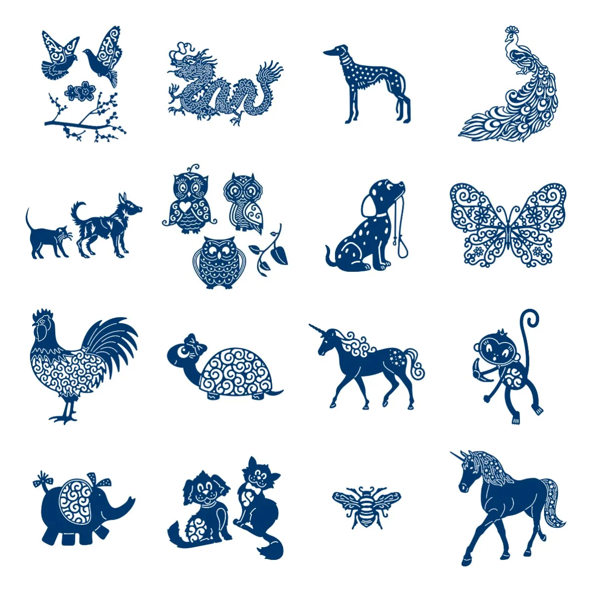 

Various Animals Metal Cutting Dies Scrapbook Diary Decoration Stencil Embossing Template DIY Greeting Card Handmade
