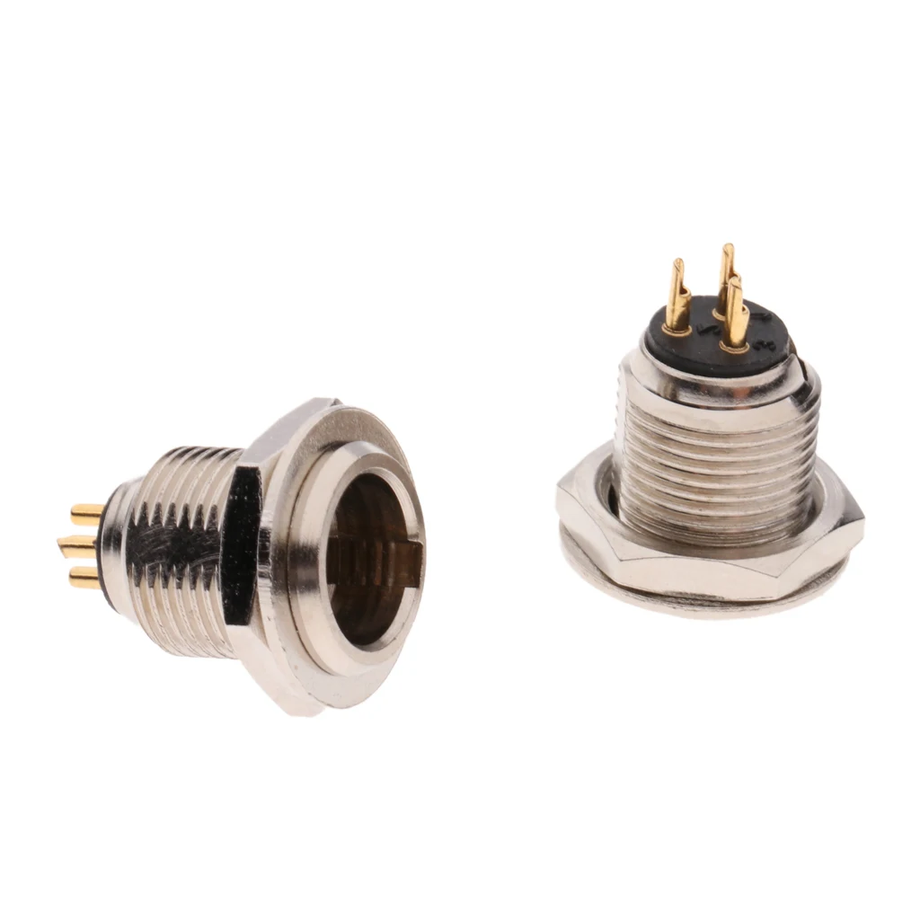 

2 шт. мини Шасси Панель Крепление XLR Мужской 3 Pin авиационный Циркулярный разъем