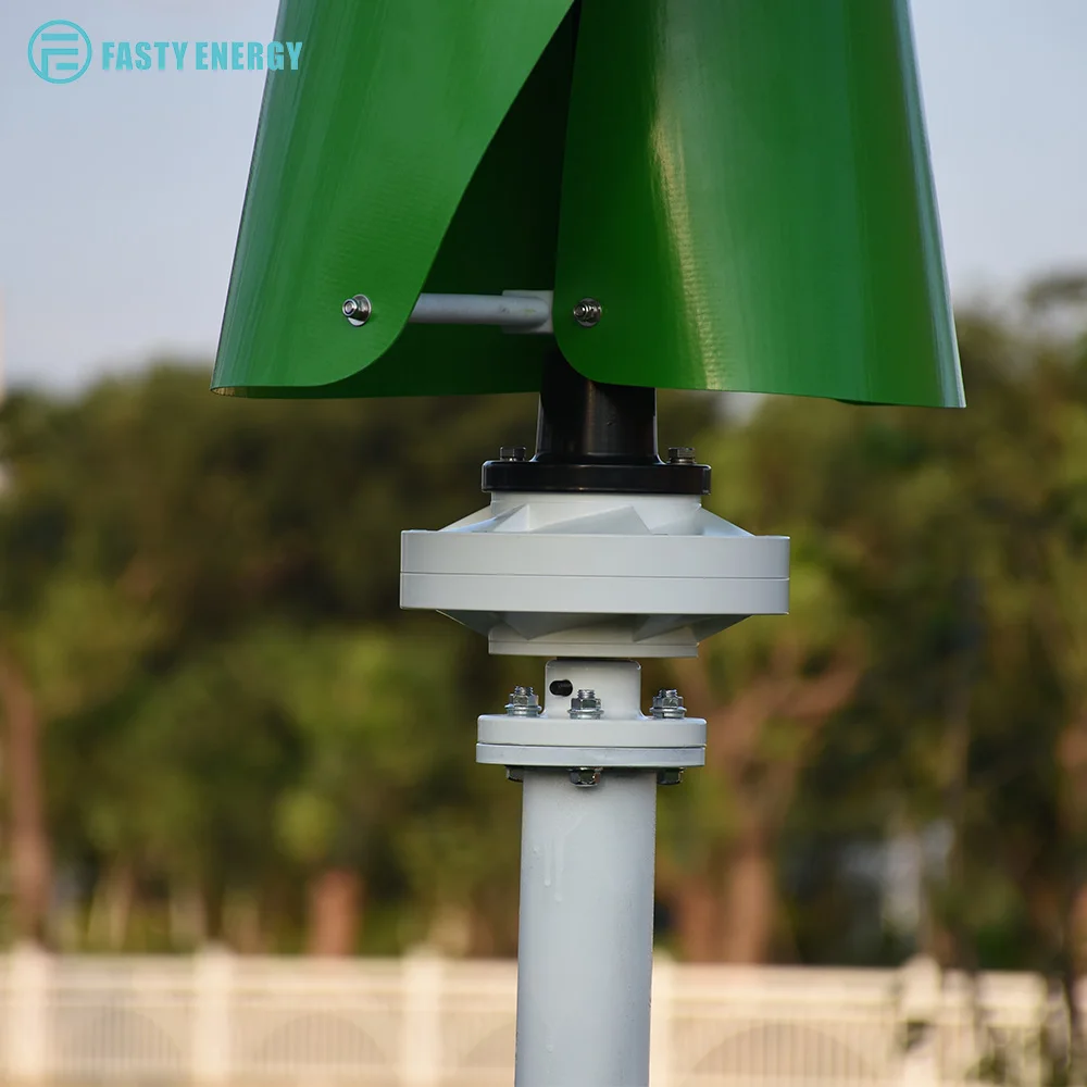 Вертикальная ветряная турбина с постоянным магнитом трехфазный вертикальный