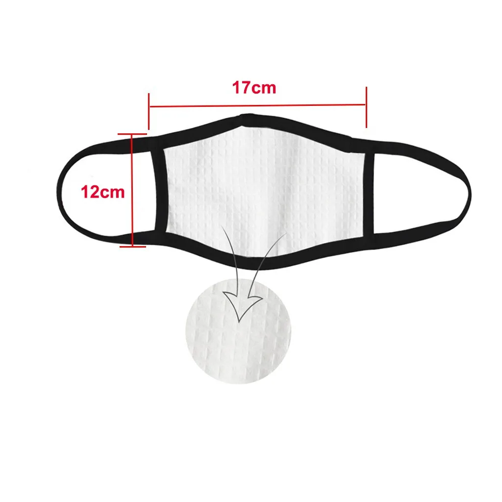 

5PC Dustproof Facemask Outdoor Anti Pollution Face Mask Reusable Washable Cotton Mascarillas Sports Cycling Protective Masque