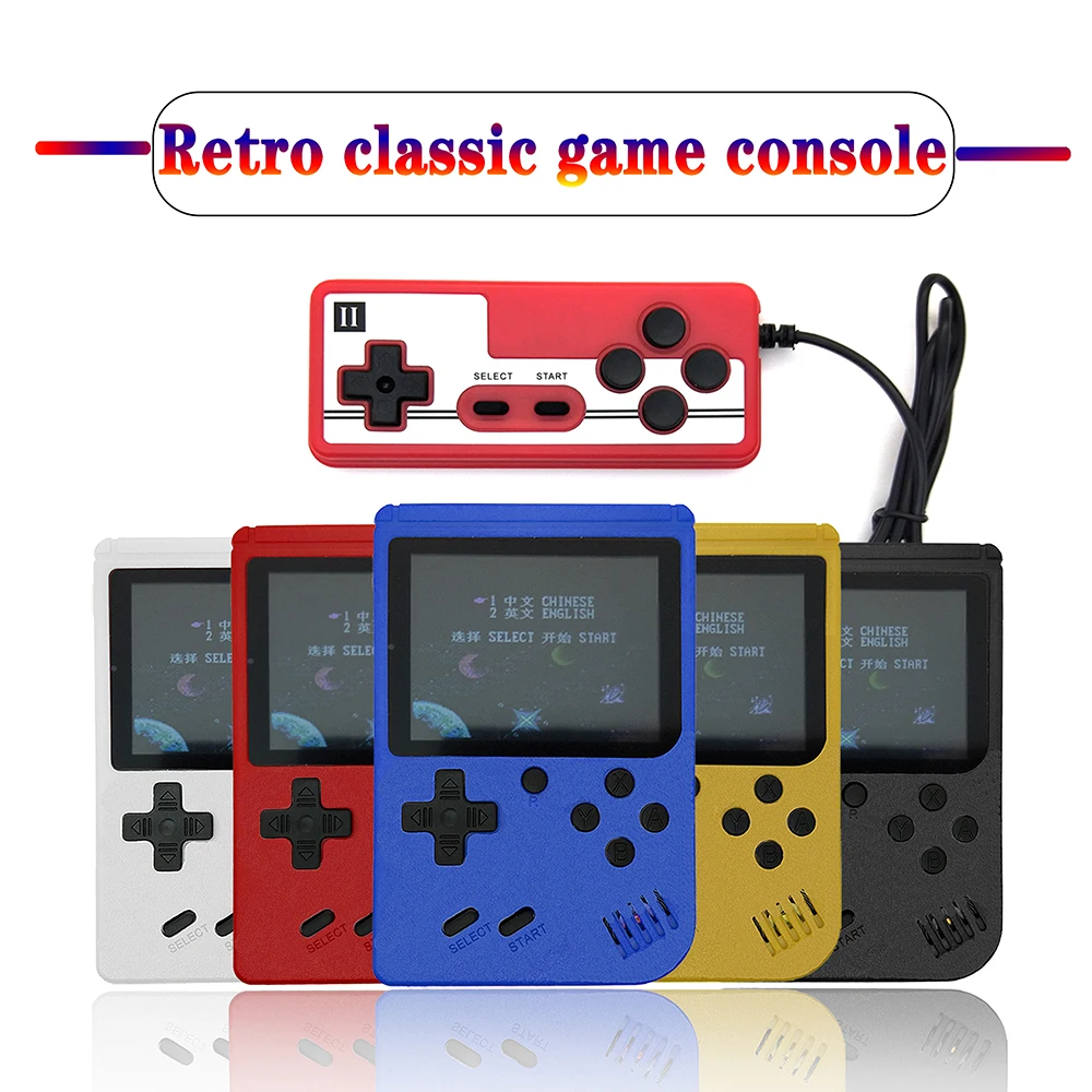 MRSVI Портативный портативные игровые игроков Ретро игровой консоли встроенный 400