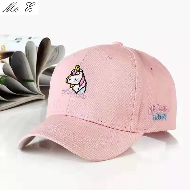 Cute Style Unicorn Embroidery Baseball Cap Personality Lovely Cartoon unisex Hat | Аксессуары для одежды