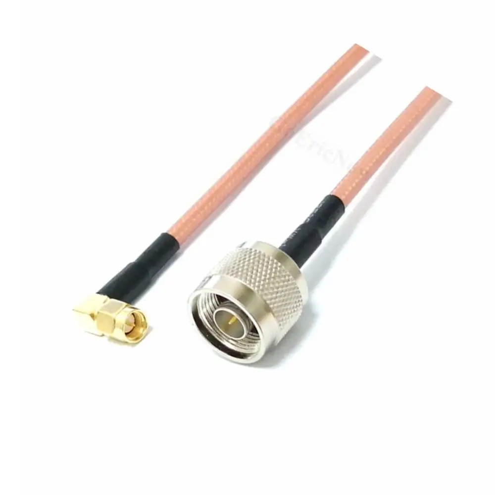 5 шт. RF Коаксиальный N штекер к прямоугольному SMA штекеру для RG142 Перемычка WIFI
