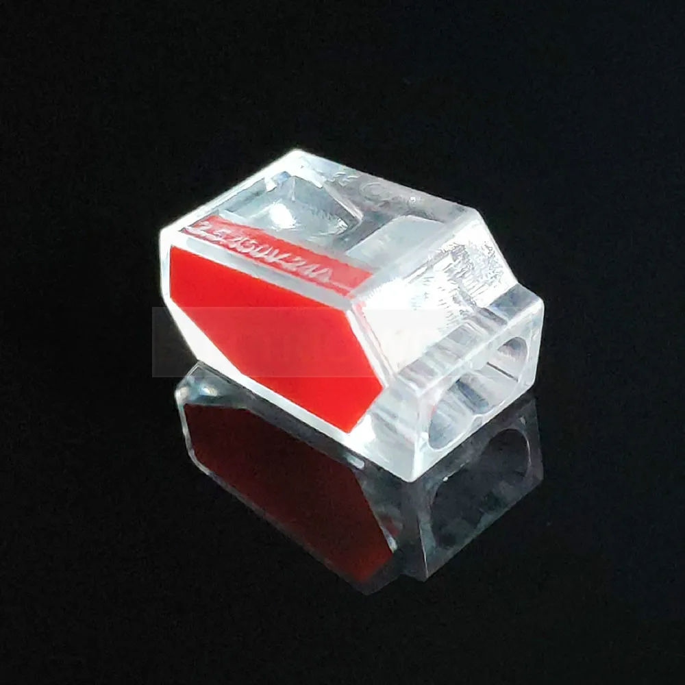 100 шт. 252 для распределительных коробок 2-контактный разъем клемма блока AWG 18-14