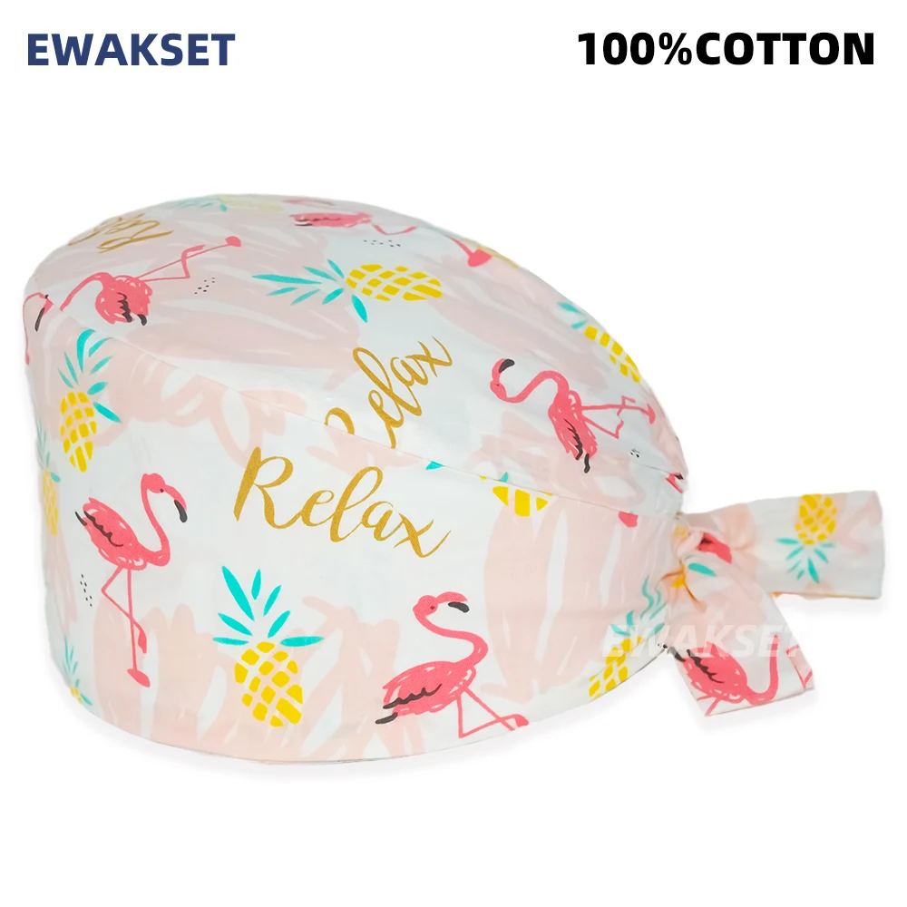 Женская медицинская хирургическая шапочка для домашних животных Регулируемая