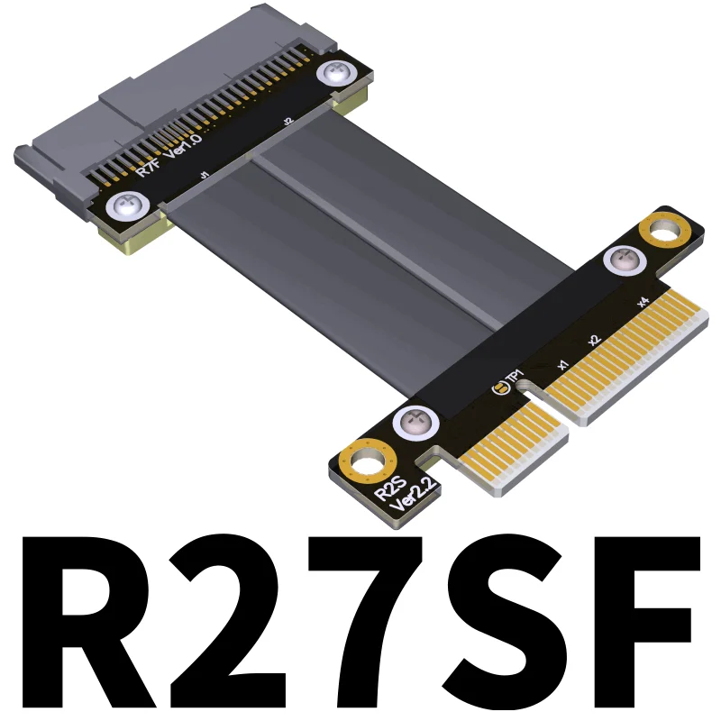

U.2 NVMe SSD to PCI-E 3.0 x4 SFF-8639 NVMe PCIe Extension Data Cable High Rate Transmission R27SF 8G/bps U2 Extender