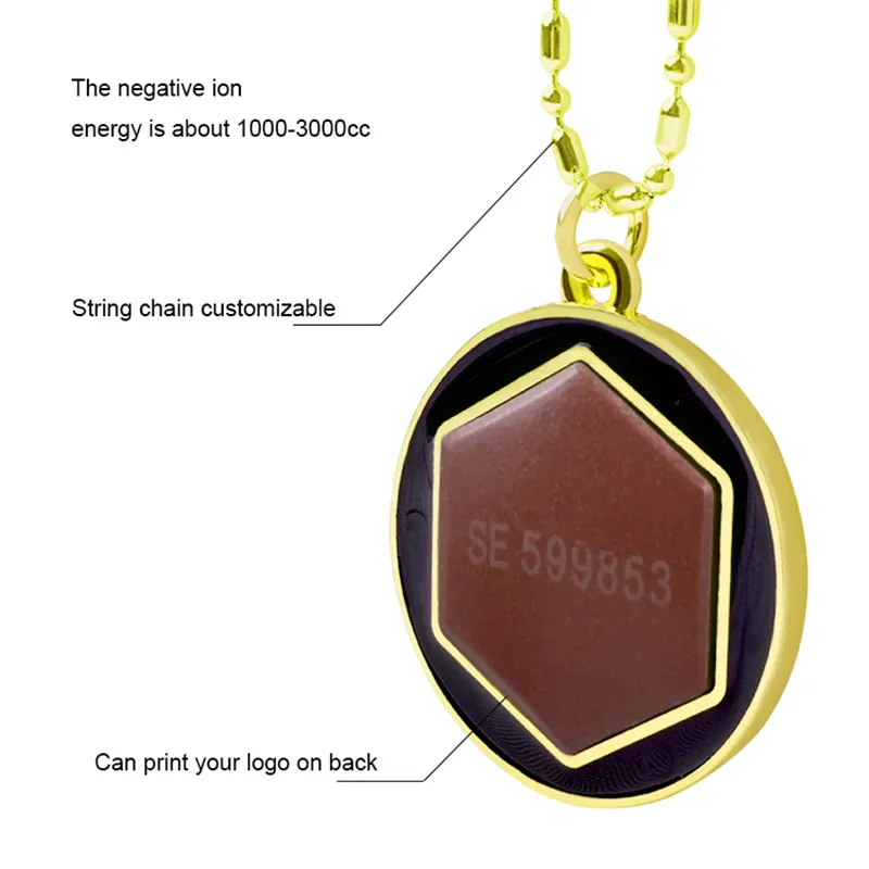 EBUTY кулон из нержавеющей стали квантовые Подвески Японская Технология энергии Neg