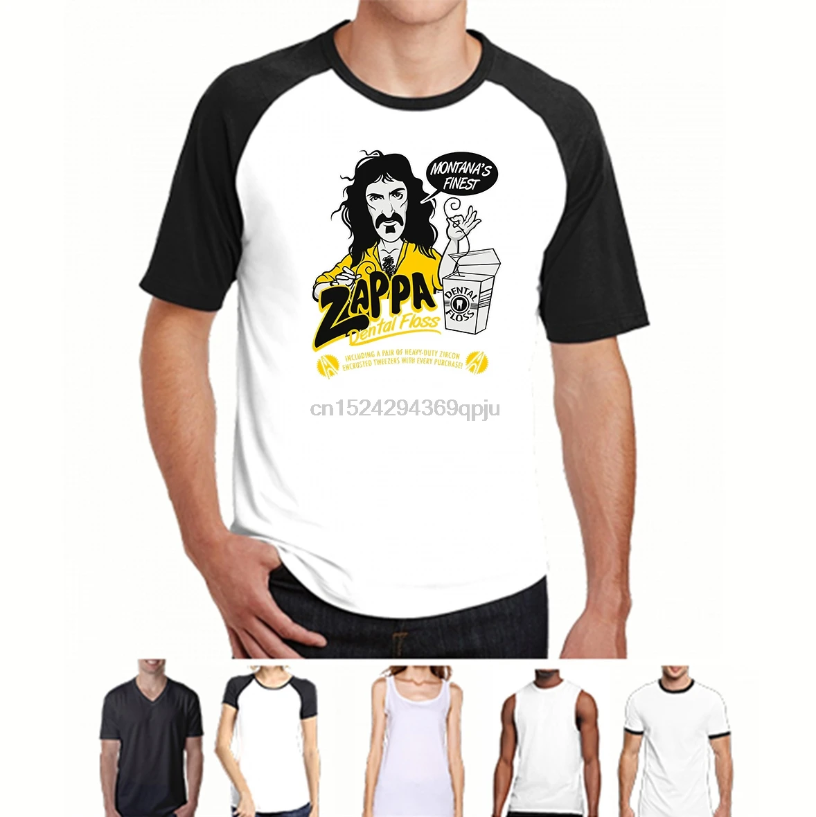 Мужская футболка с коротким рукавом из хлопка изображением монтанской зубной