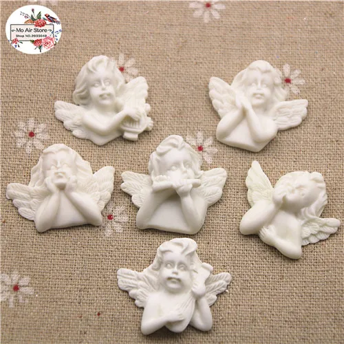 

Кабошоны Ywbeads белые ангелы 10 шт
