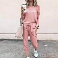 2021 new pepe printed womens tracksuit casual daily sports home wear woman round neck sweatshirt sportswear two piece suit