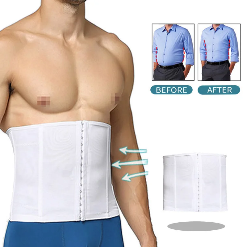Мужской шейпер для талии корсет мужской ремень похудения тренировочная одежда