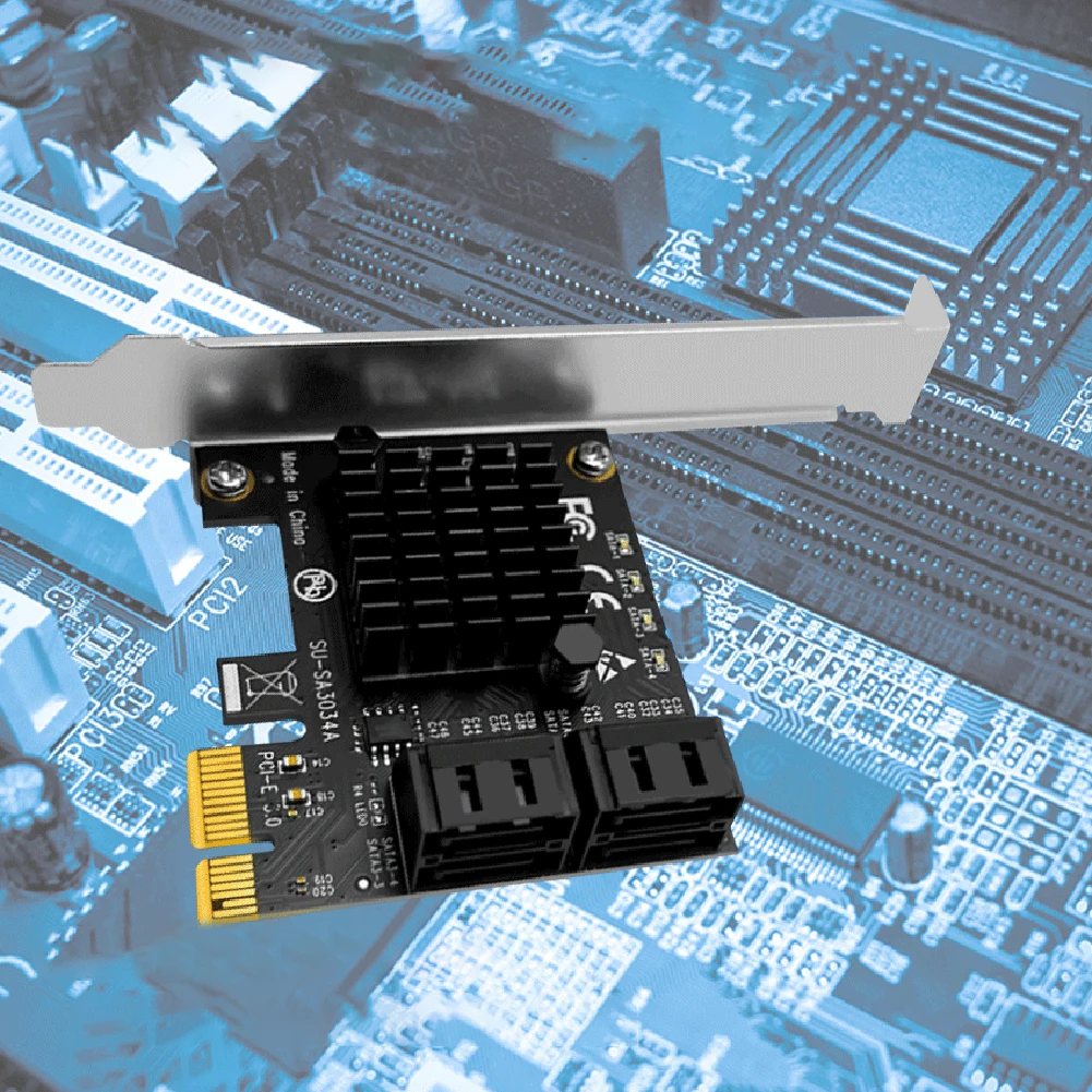 плата расширения pci express на sata3 0 6 гби