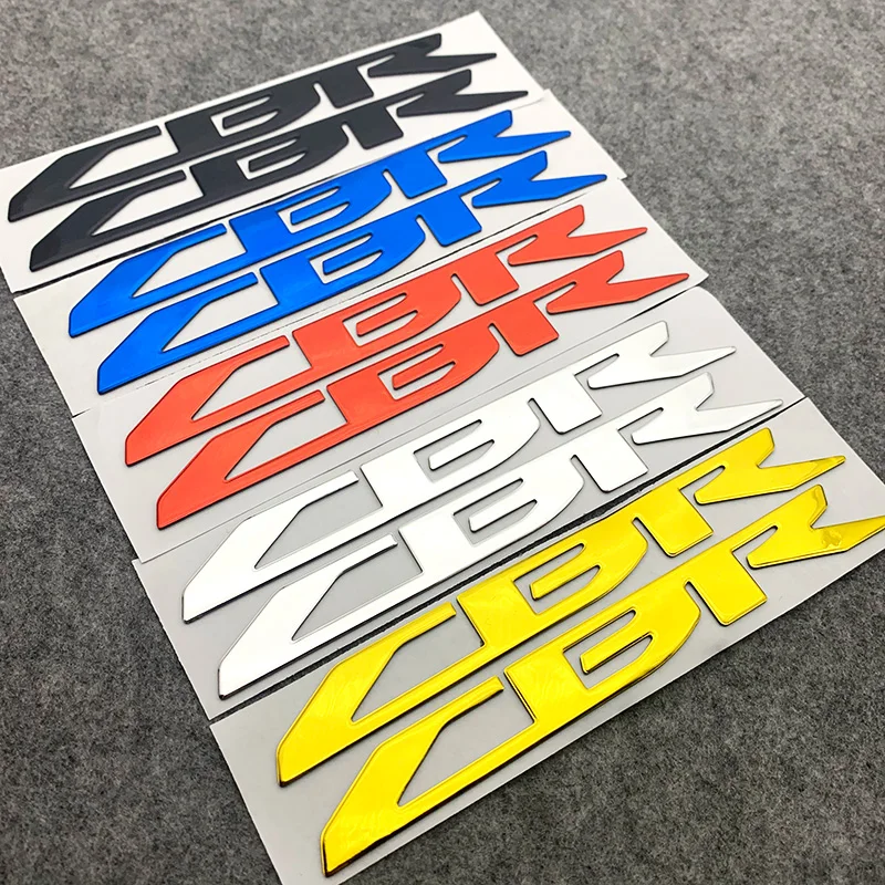 

CBR Badge Motorcycle Sticker Waterproof Chrome Plastic Decal for Honda CBR650F CBR600RR CBR1000RR CBR250RR CBR500R