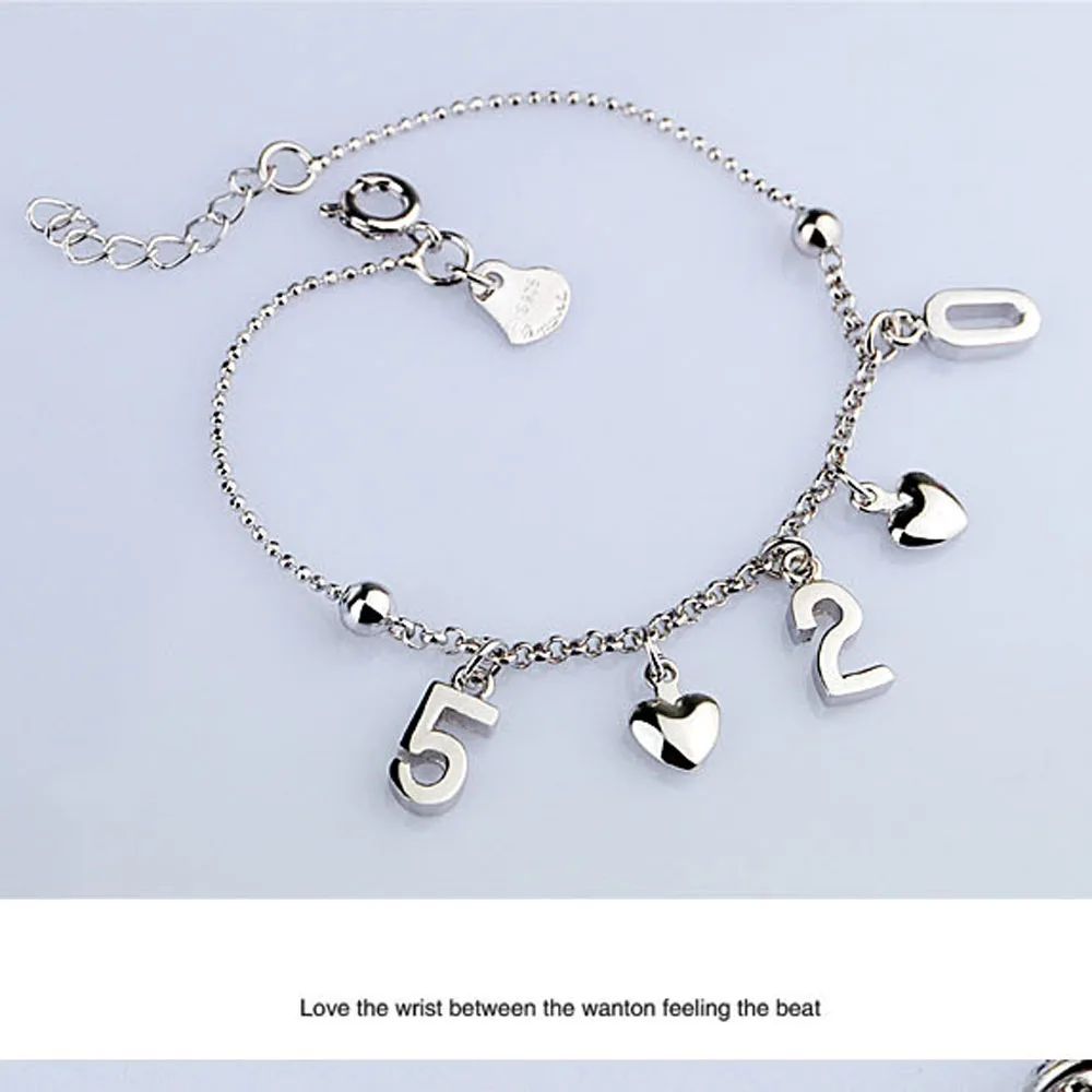 Модные украшения для ног девочек браслеты на ногу из стерлингового серебра 520