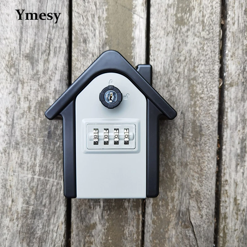

Ymesy Key Storage Secret Box 4 Digit Combination Password Security Code Lock No Key Home Key Safe Box caja fuerte portatil 2021