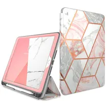 i-Blason For iPad 10.2 Case (2020/2019) Cosmo Full-Body Trifold Stand Case with Pencil Holder Built-in Screen Protector