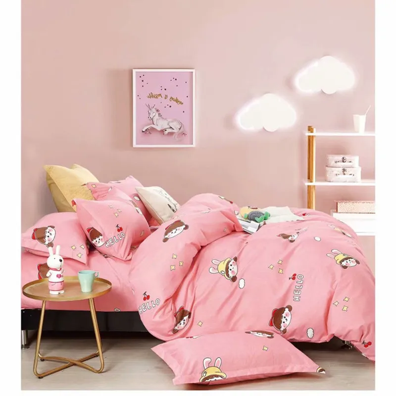 

Комплект постельного белья, пододеяльник с 3D HD принтом, Королевский размер, розовое одеяло, чехлы для детей и взрослых, украшения для дома и ...