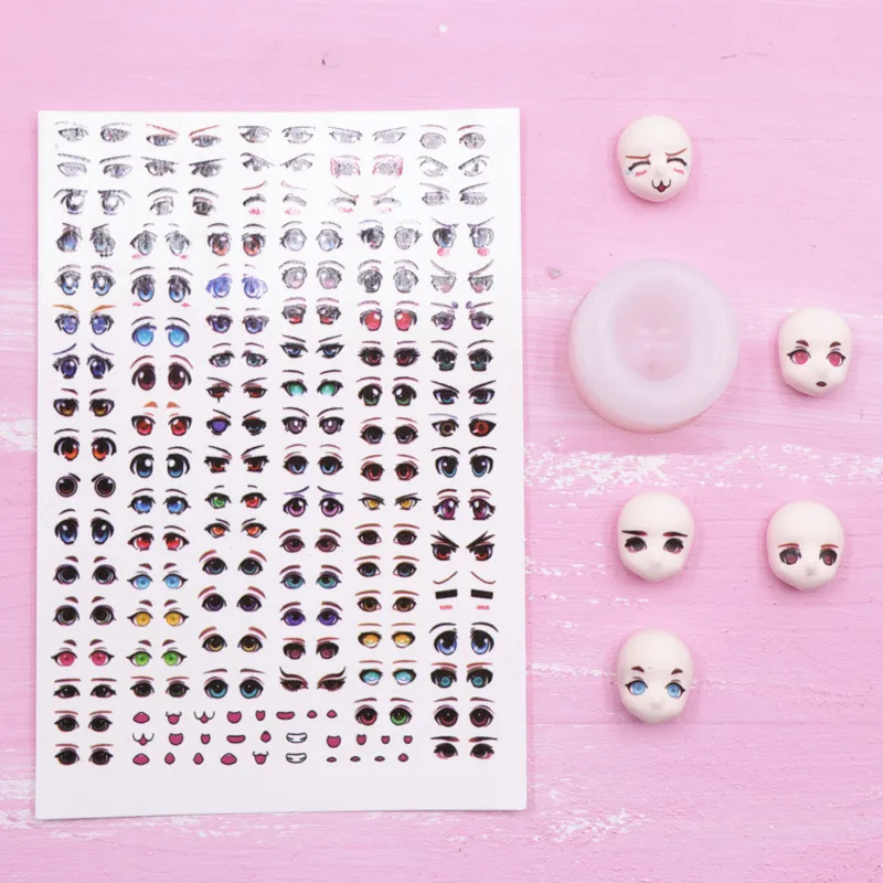 Ульсветильник Кая глиняная кукла для лица маленькое лицо форма короткие волосы