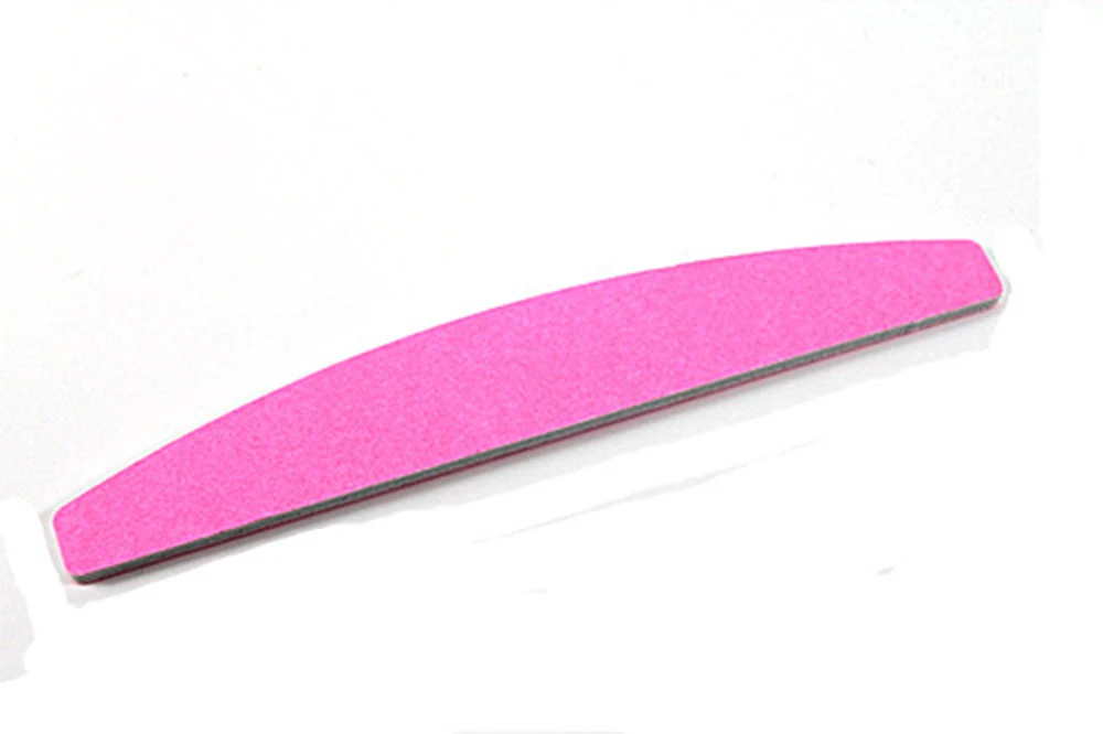 10pcs Nail File Professional Half Moon Sandpaper Sanding Block Grinding Polishing Manicure Care Tool | Красота и здоровье