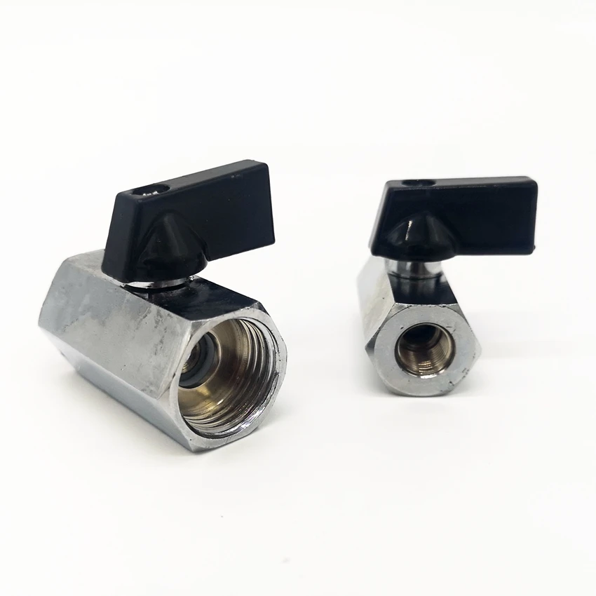

1pcs Mini Ball Valve 1/8'' 1/4'' 3/8'' 1/2'' Female Air Compressor Valves Female Thread Mini Valve