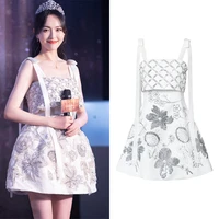 star tang yan with advanced design lolita dress evening dress new elegant temperament slim dress