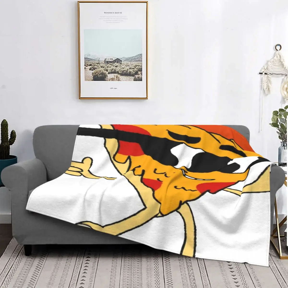 

Manta de bailarina de Pizza con gafas negras, a cuadros para cama colcha, manta a cuadros, Sudadera con capucha, mantas y fundas