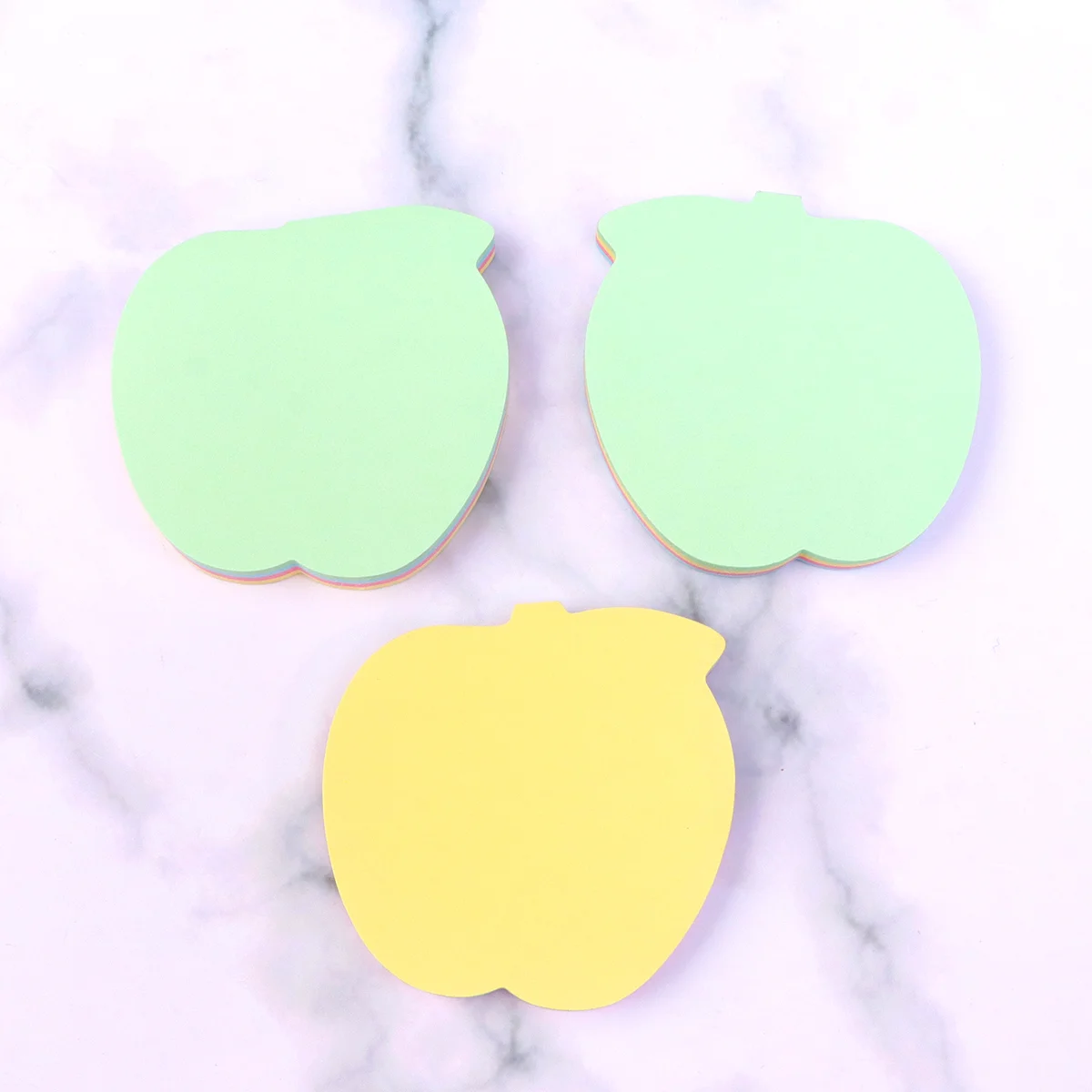 

1200Pcs Lovely Apple Shapes Memo Pad Color Memo Notebook Stationery School Supplies)