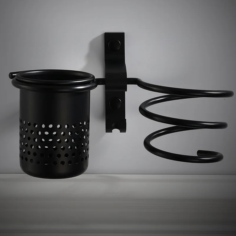 Набор аксессуаров для ванной комнаты #8 полка сушки волос Матовый держатель