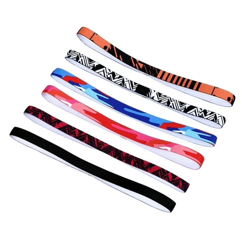 

Elastic Sport Hairband Running Head Band Sweat Anti-slip Sweatband For Women Men Badminton Hair Grip