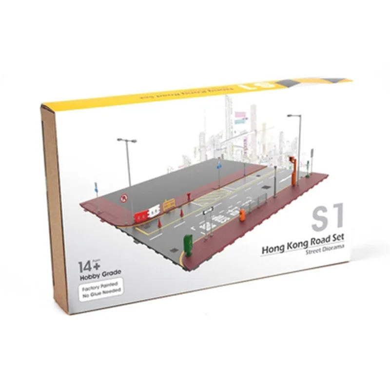 1/64 Реалистичная имитация сцена набор платформа Модель &quotулица&quot блок модель