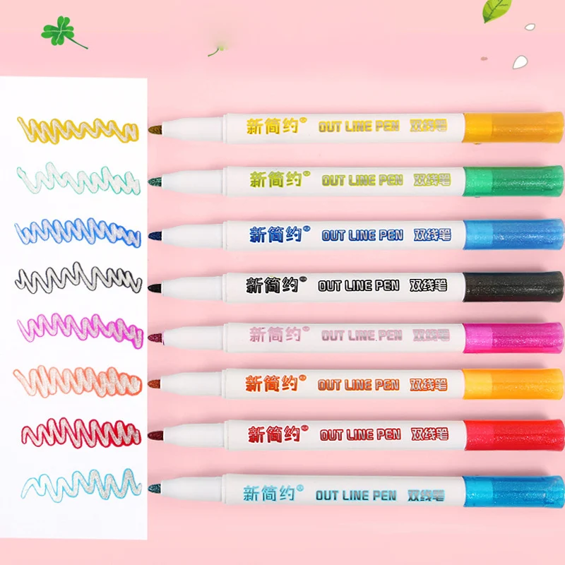 

Kissbuty металлические маркеры 8 цветов