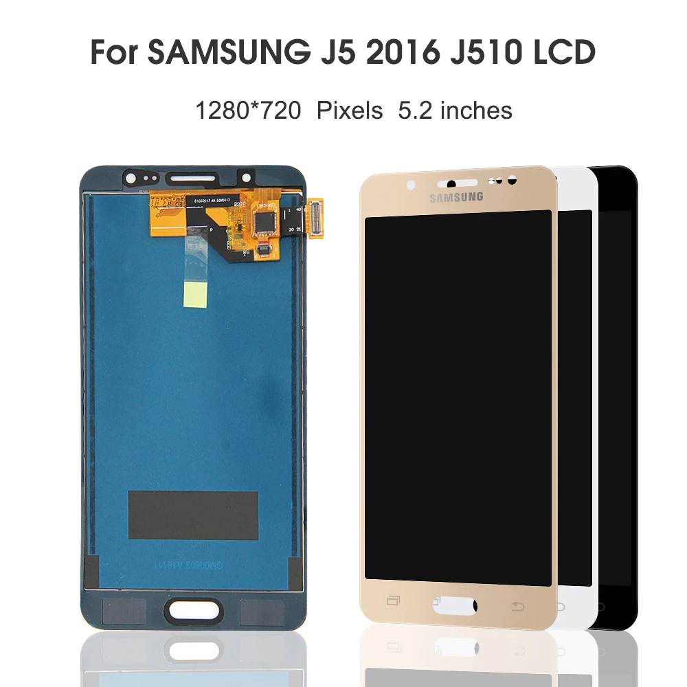 Для Samsung Galaxy J5 2016 J510 ЖК дисплей сенсорный экран J510FN J510F J510M J510H /DS дигитайзер сборка +