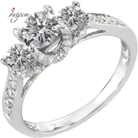1ct moissanite 925 sterling silver ring excellent moissanite jewelry pass diamond test engagement wedding diamond rings gifts