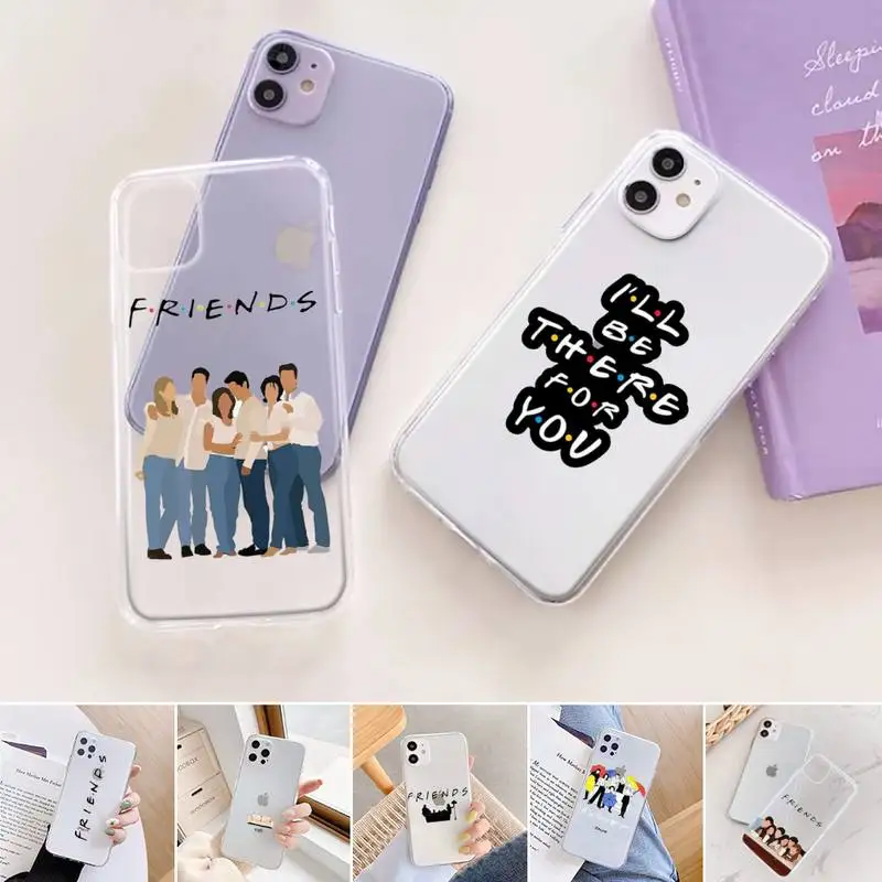 

Friends TV Show Door Phone Case For iphone 12 11 mini x xs xr pro max 8 7 6s 6 5 5s 5c se plus Transparent soft