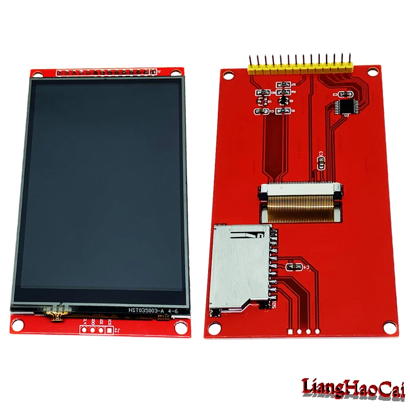 Полноцветный модуль dipsplay 3 5 дюйма 4 провода SPI LCD TFT адаптер для печатной платы 14